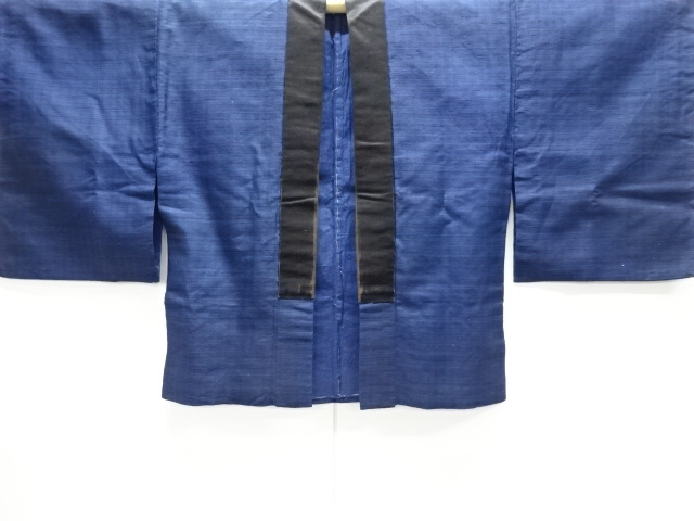 アンティーク　手織り紬はんてん